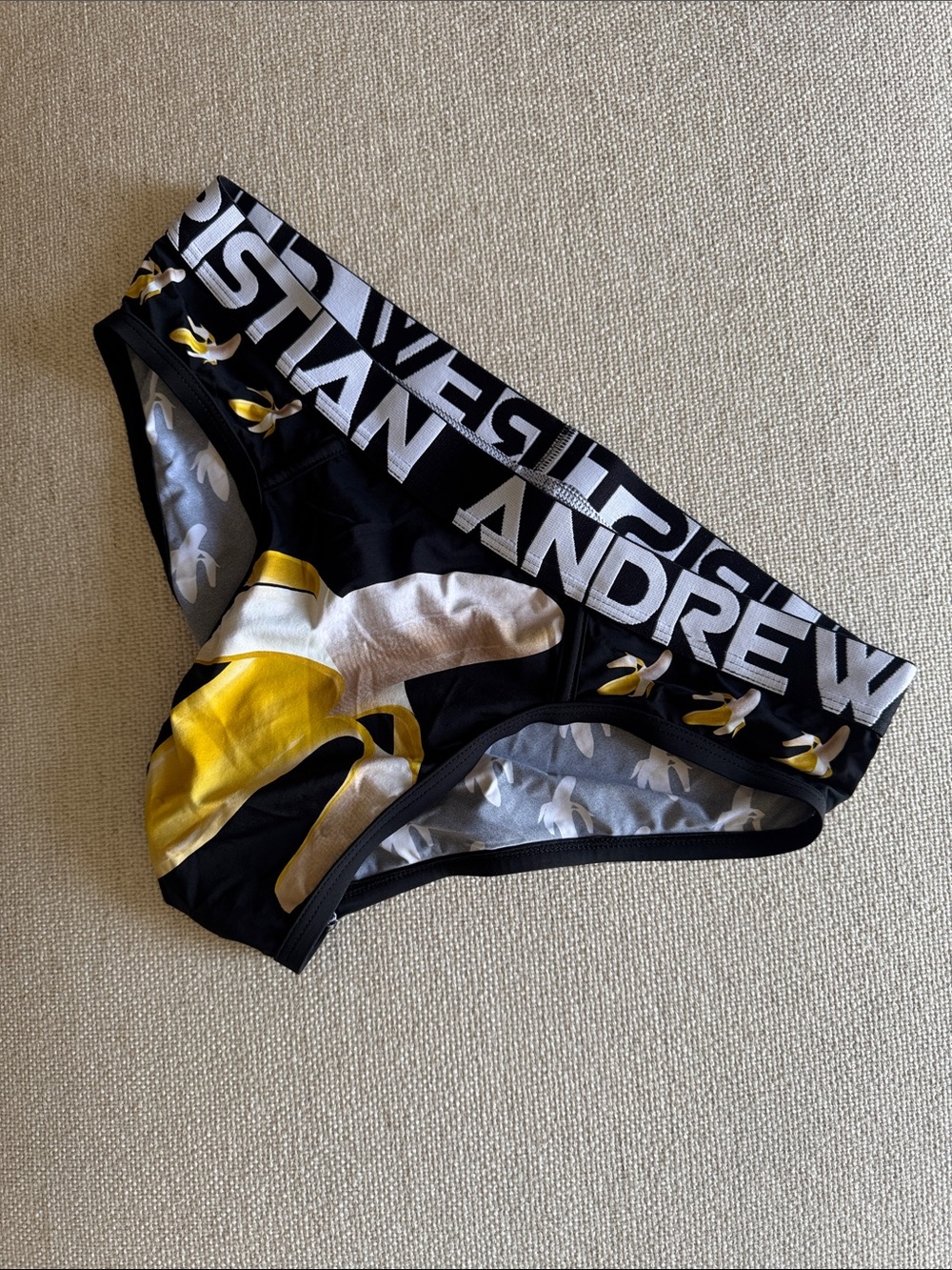 Andrew Christian banana brief